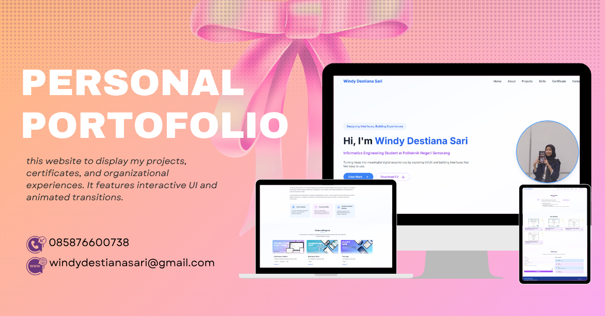 Personal Portfolio Website